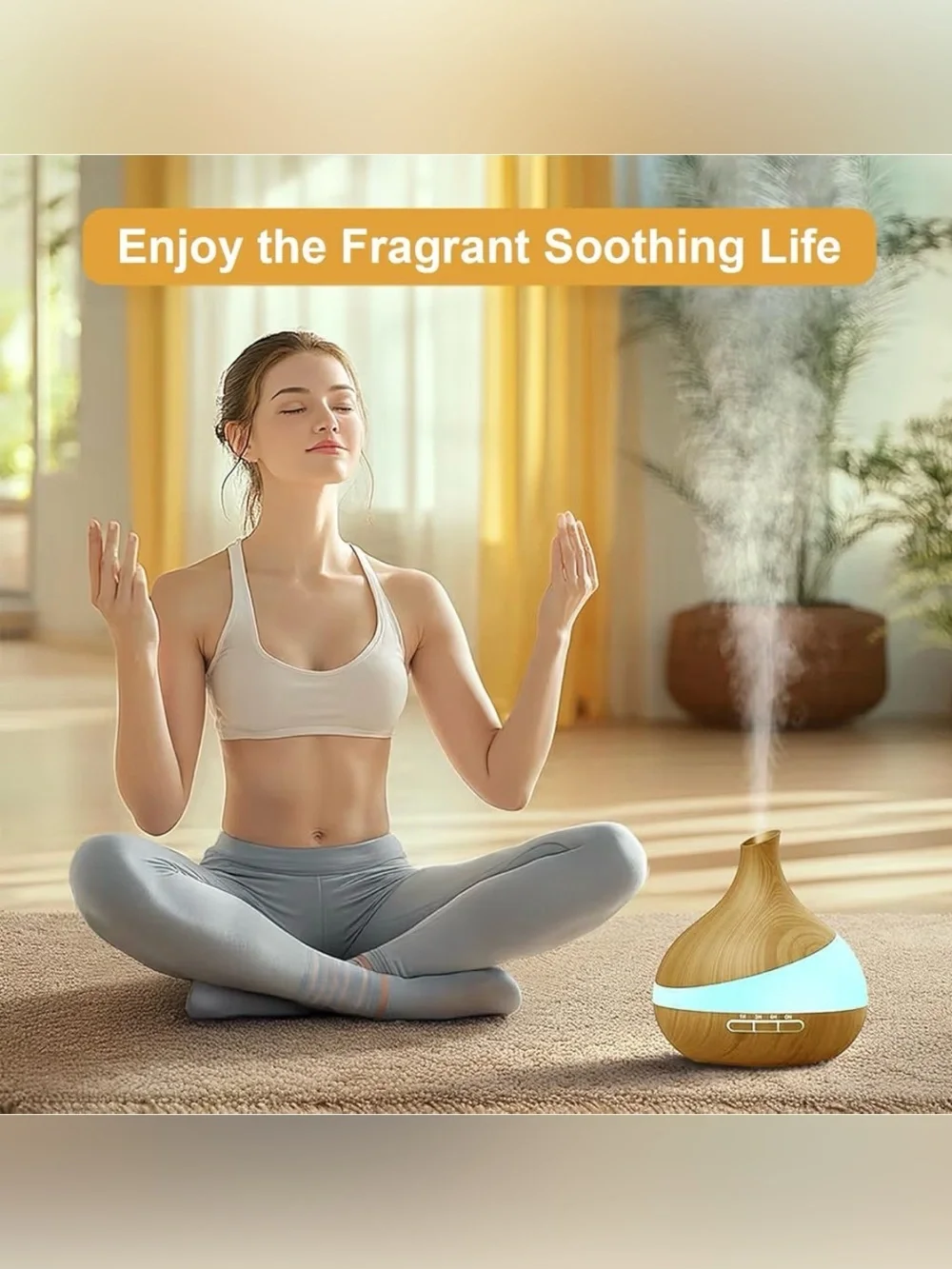 Essential Oil Diffuser for Women, 500ml Aromatherapy Diffuser